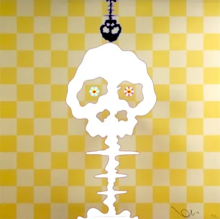 Литография Murakami - Time Bokan - Gold