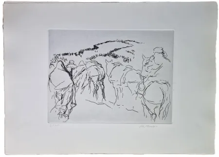 Офорт Murer - Ghe rivarem a baita?