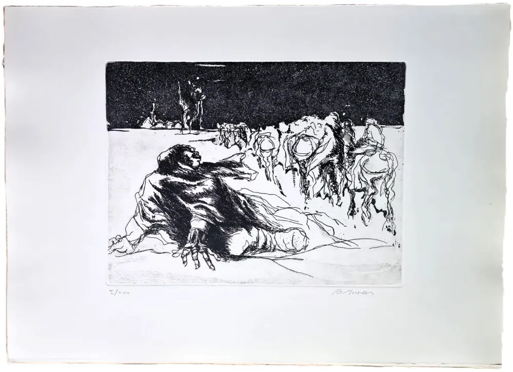 Офорт Murer - Ghe rivarem a baita?