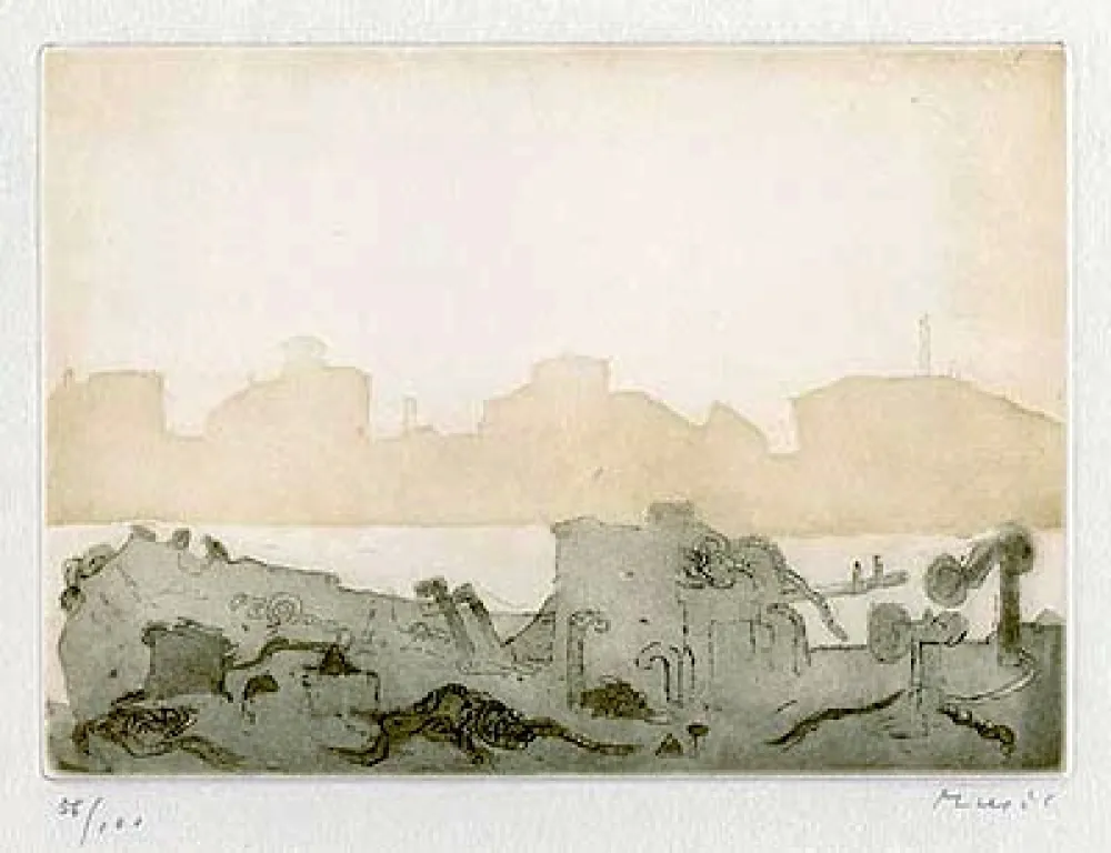 Гравюра Music - Canale della Giiudecca