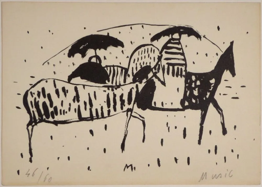 Литография Music - Cavallini