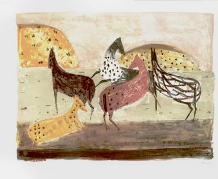 Литография Music - Cavallini