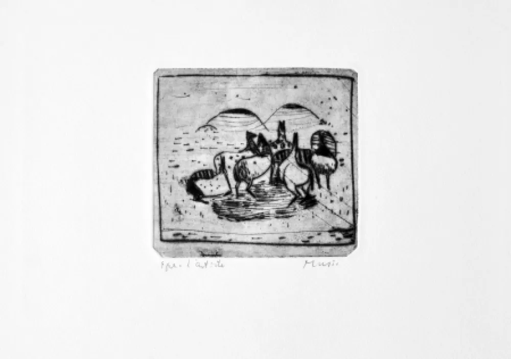 Гравюра Music - Cavallini