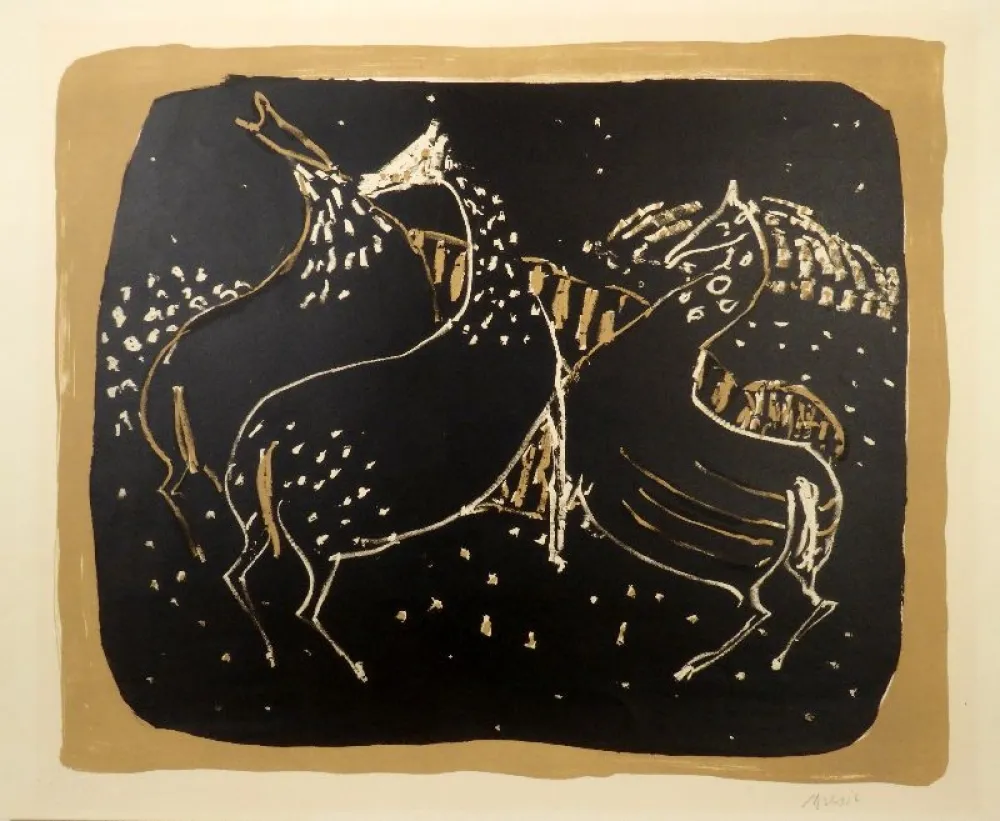 Литография Music - Cavallini