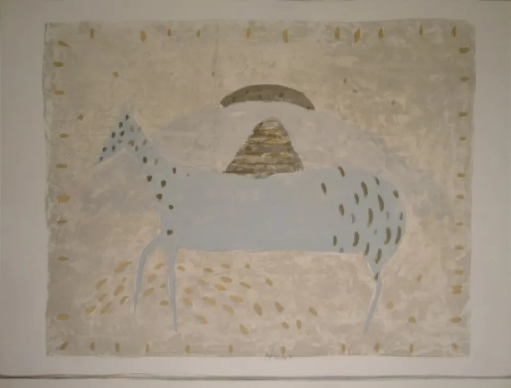 Литография Music - Cavallino Azzurro