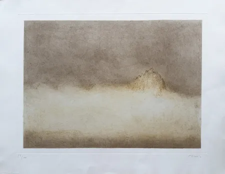 Офорт Music - Dolomites, 1975