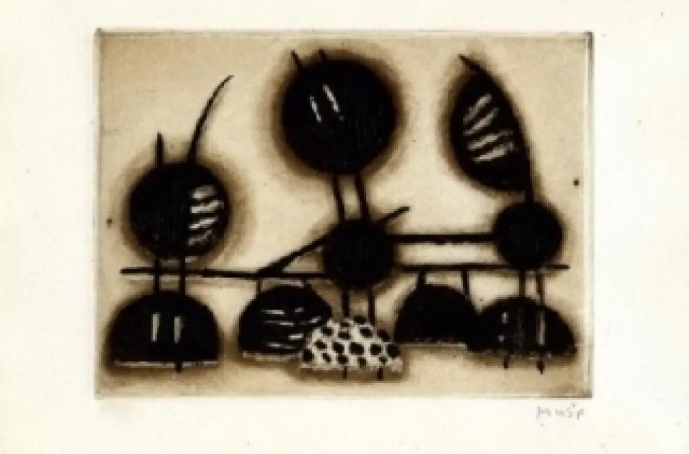 Офорт И Аквитанта Music - Fischkörbe in Chioggia 