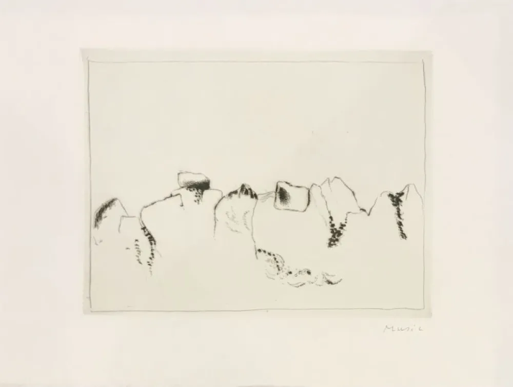 Гравюра Music - Jardins déserts peut-être 