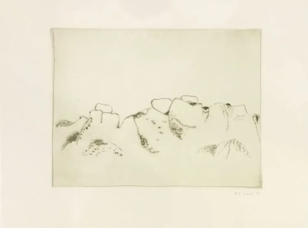 Гравюра Music - Jardins déserts peut-être 