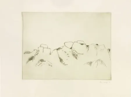 Гравюра Music - Jardins déserts peut-être 