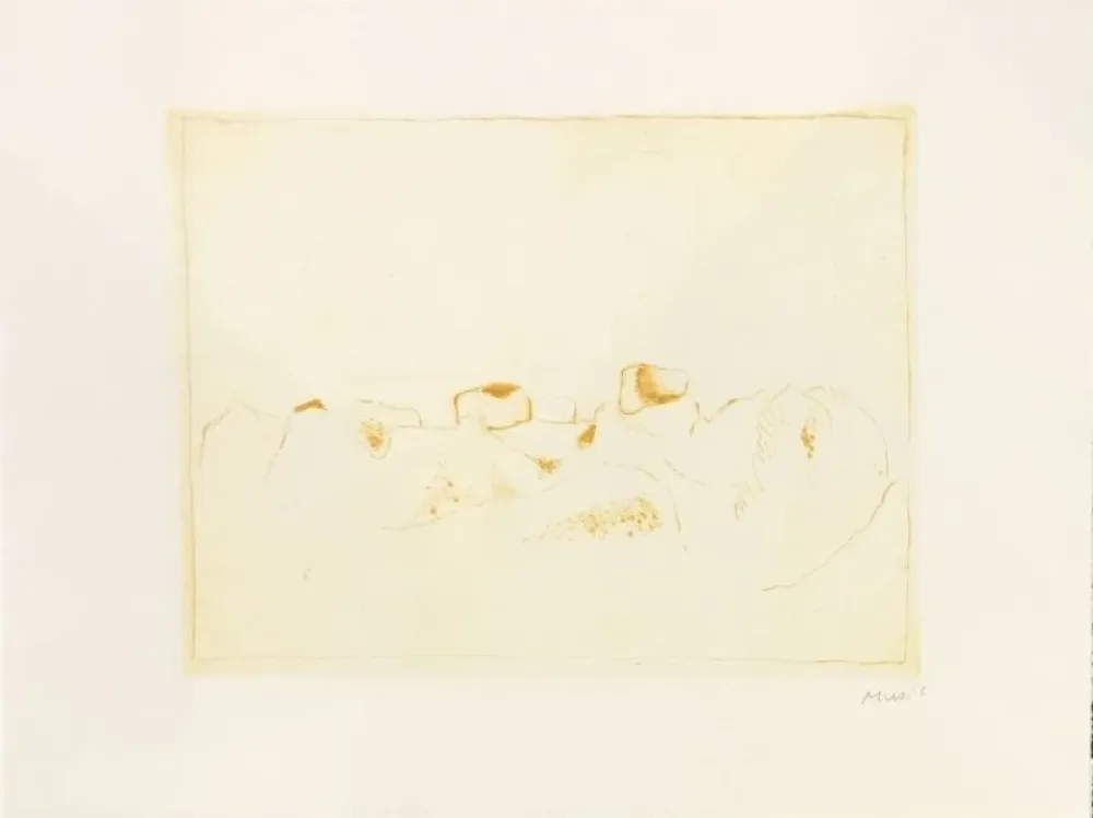 Гравюра Music - Jardins déserts peut-être 