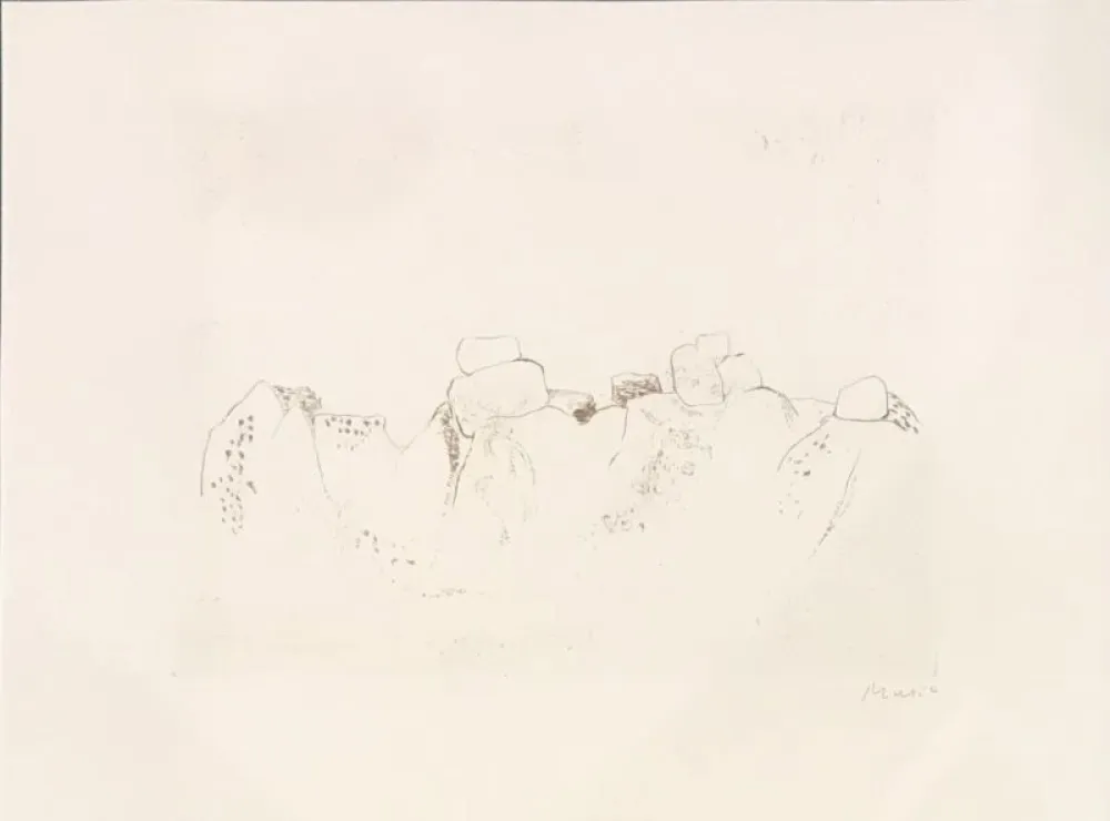 Гравюра Music - Jardins déserts peut-être 