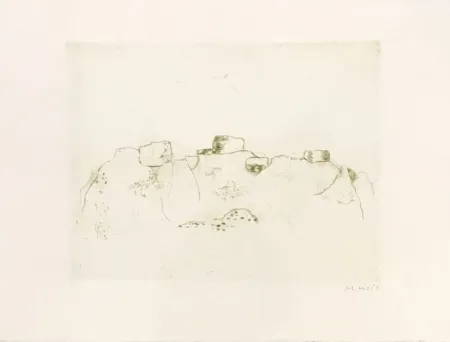 Гравюра Music - Jardins déserts peut-être 