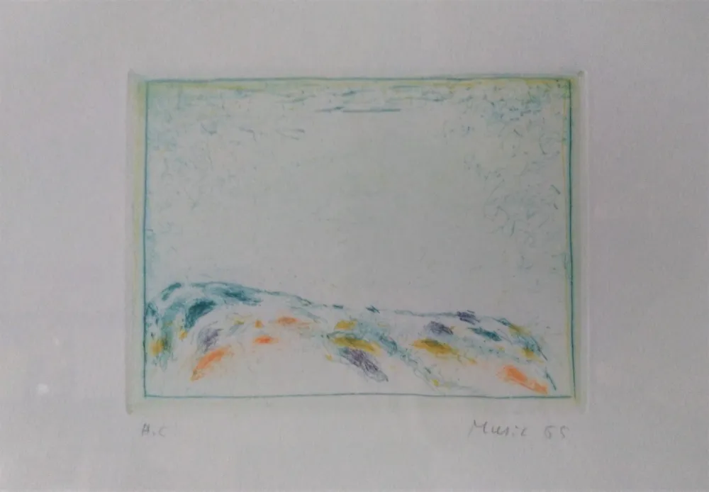 Гравюра Сухой Иглой Music - La terre ecrit la terre