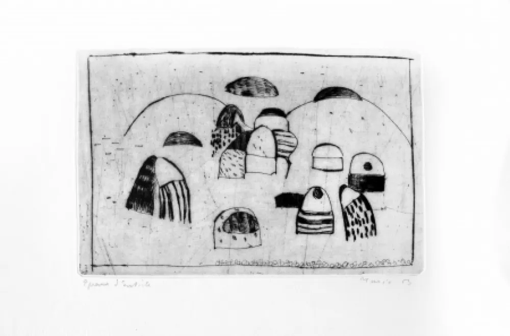 Гравюра Music - Motif dalmate