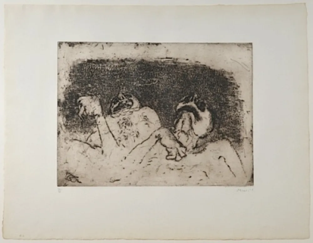 Гравюра Сухой Иглой Music - Nous ne sommes pas les derniers