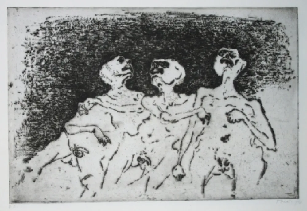 Офорт Music - Nous ne sommes pas les derniers