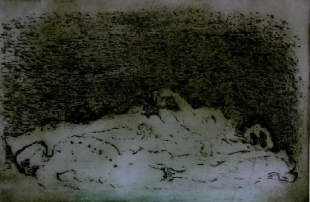 Офорт Music - Nous ne sommes pas les derniers