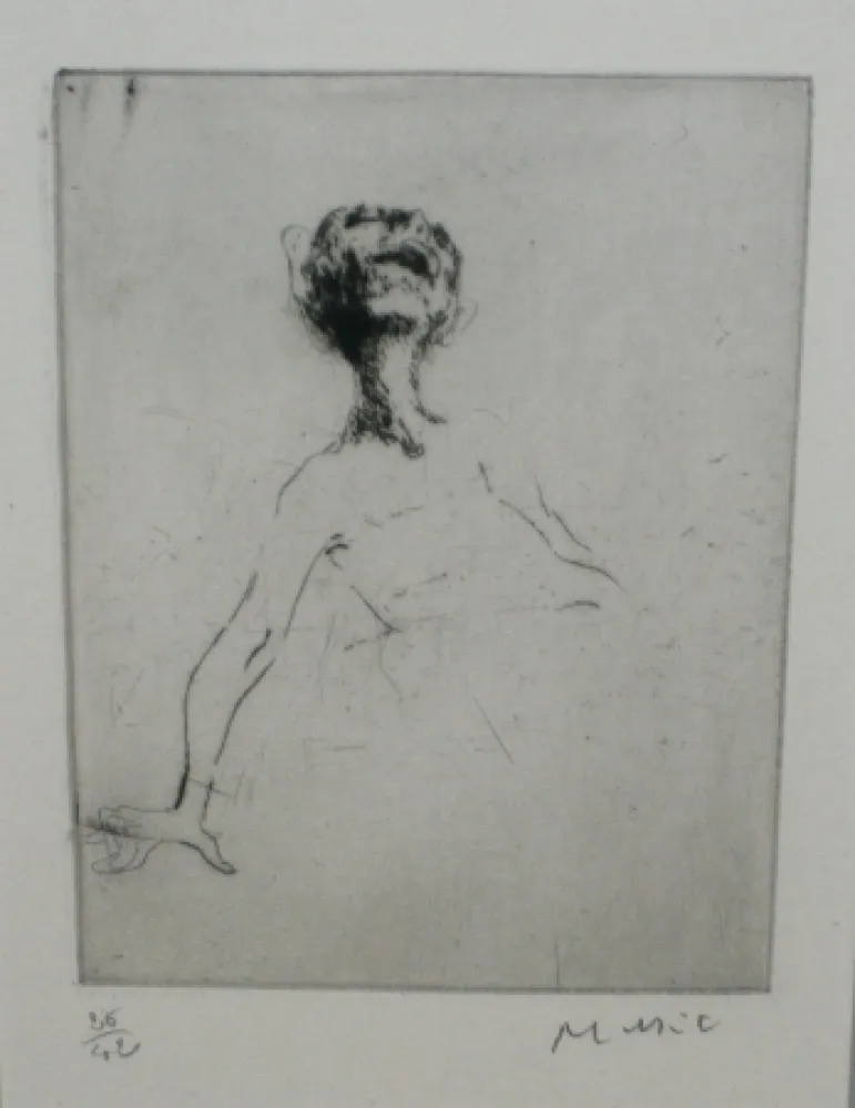 Гравюра Сухой Иглой Music - Nous ne sommes pas les derniers