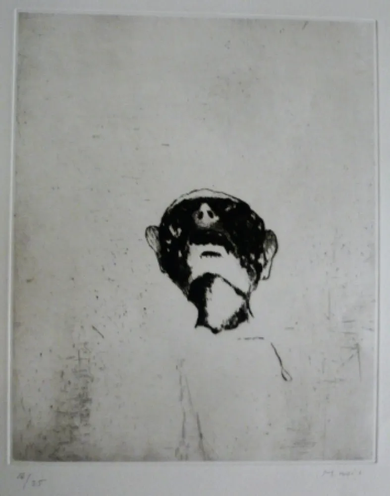 Гравюра Сухой Иглой Music - Nous ne sommes pas les derniers