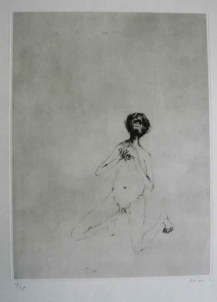 Гравюра Сухой Иглой Music - Nous ne sommes pas les derniers