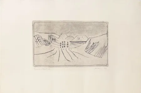Гравюра Music - Paesaggio senese
