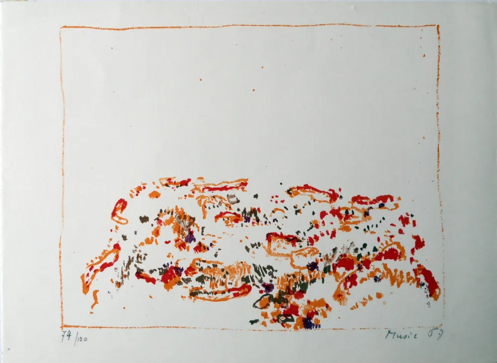 Литография Music - Paysage dalmate