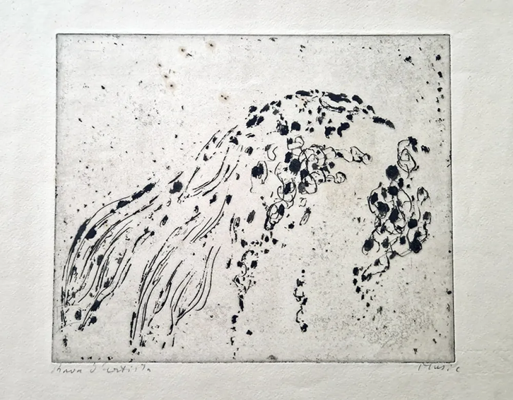 Офорт Music - Point de repère