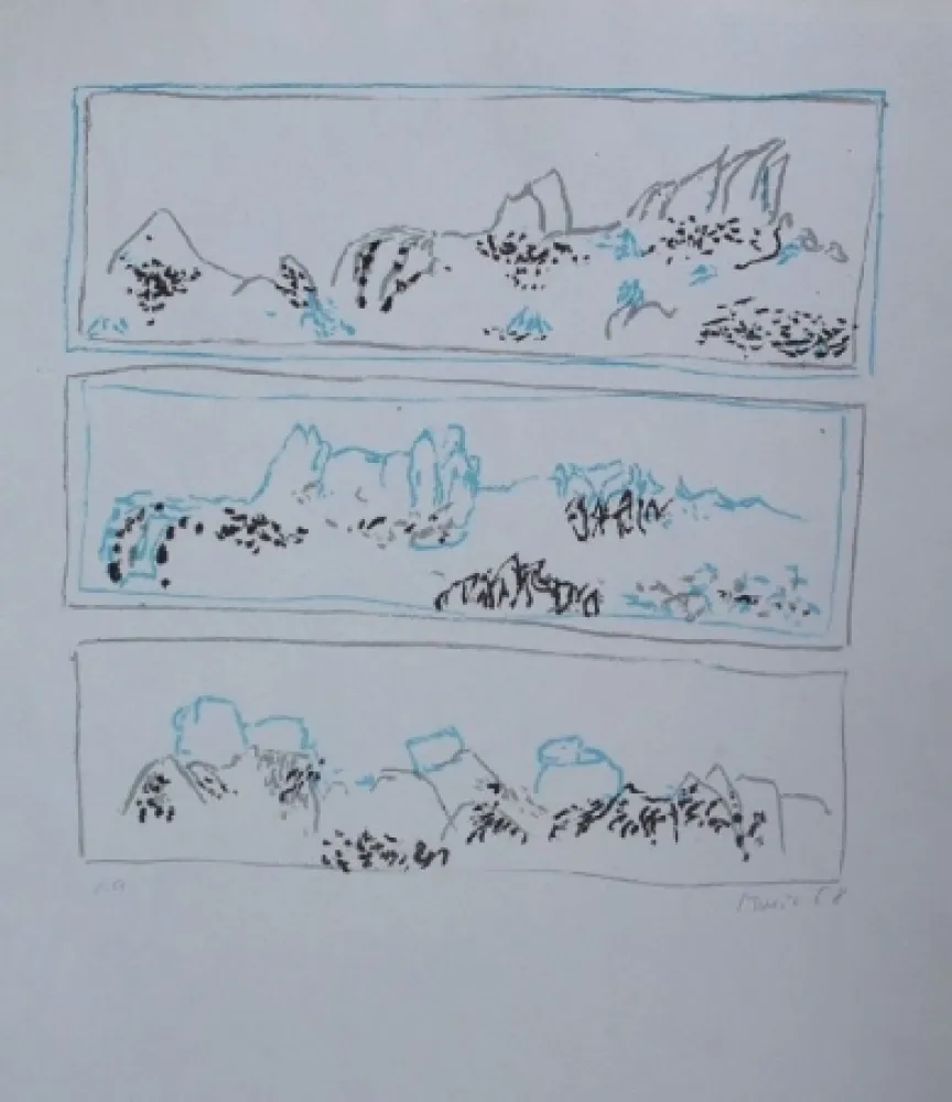 Литография Music - Senza titolo