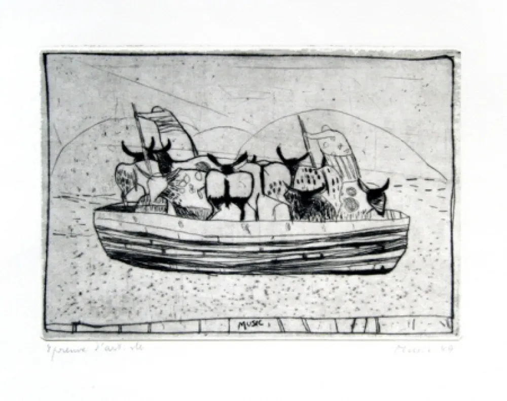 Гравюра Music - Traghetto