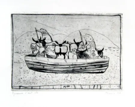 Гравюра Music - Traghetto