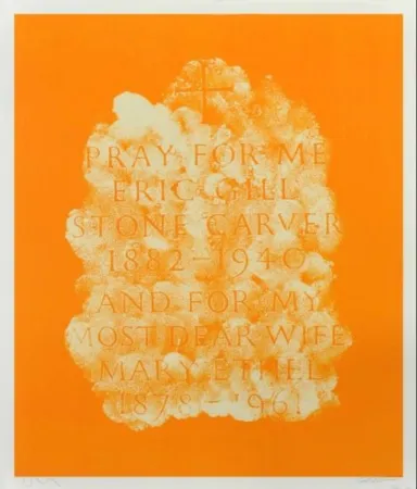 Литография Myles - A History of Type Design / Eric Gill, 1882-1940 (Speen, England)