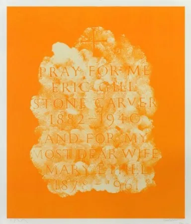 Литография Myles - A History of Type Design / Eric Gill, 1882-1940 (Speen, England)