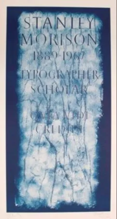 Литография Myles - A History of Type Design / Stanley Morison, 1889-1967 (London, England)