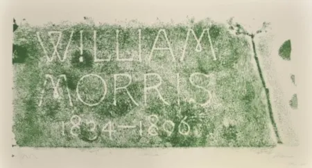 Литография Myles - A History of Type Desing / William Morris, 1834-1896 (Kelmscott, England)