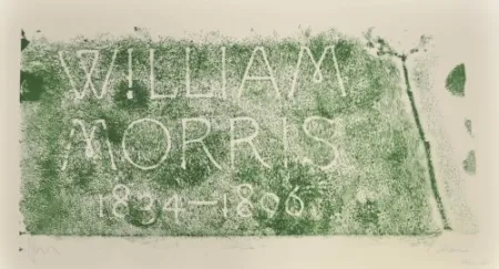 Литография Myles - A History of Type Desing / William Morris, 1834-1896 (Kelmscott, England)