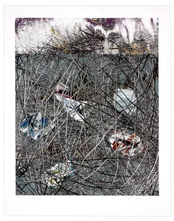 Литография Myrvold - Winter Clouds I