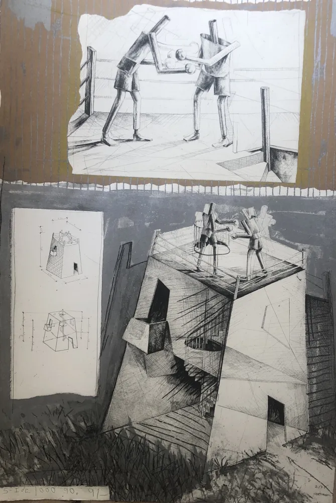 Офорт Nagel - Sans titre 1