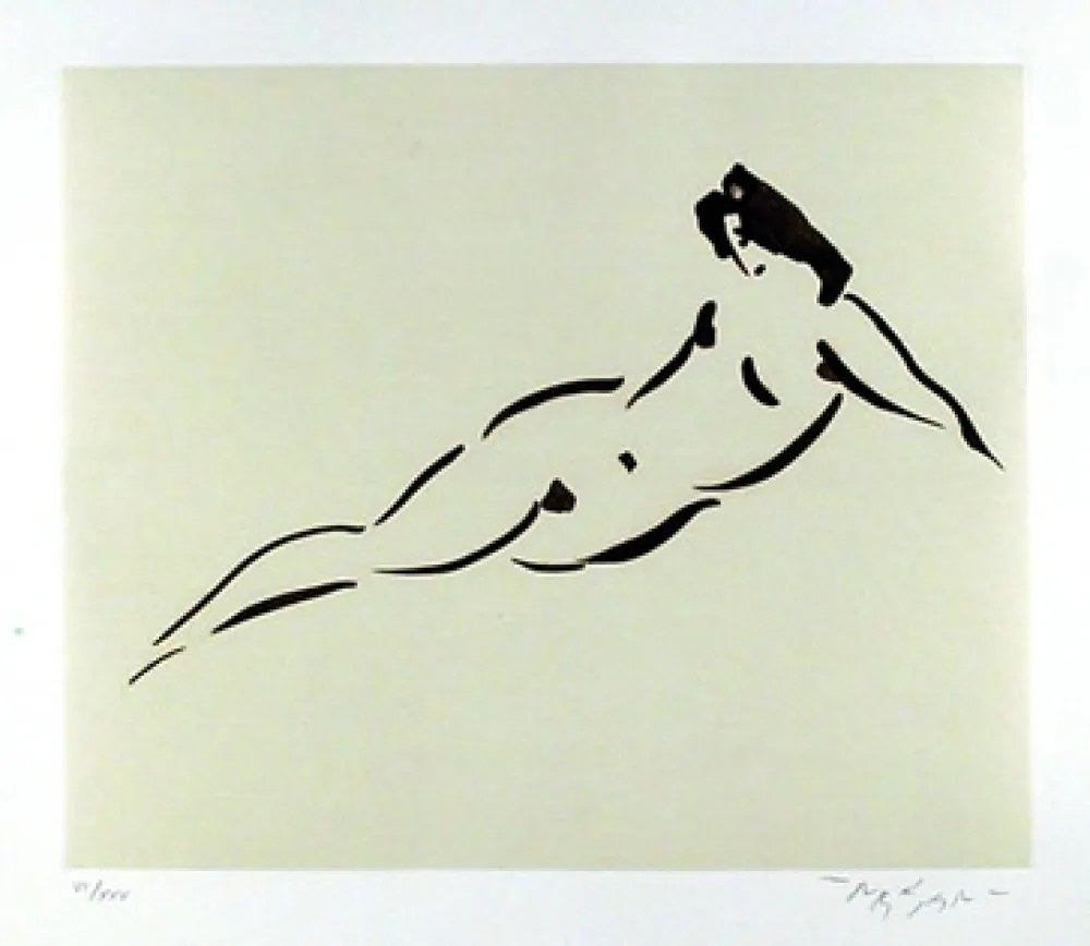 Гравюра Nakian - Leda and the Swan - 9