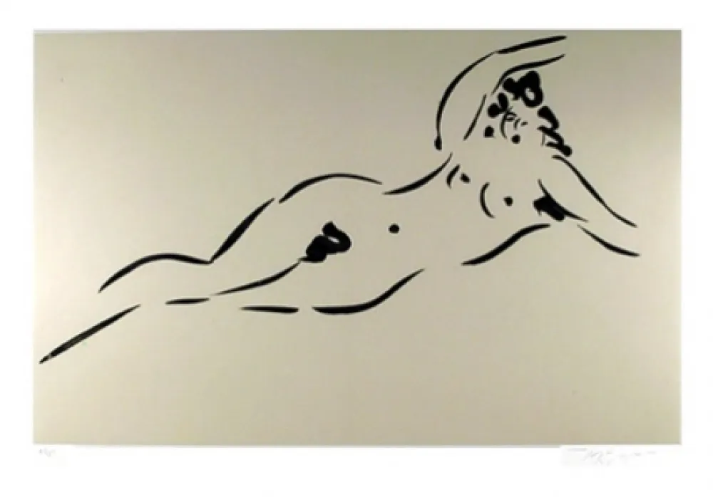 Гравюра Nakian - View from Olympus: Plate II, Reclining Nymph