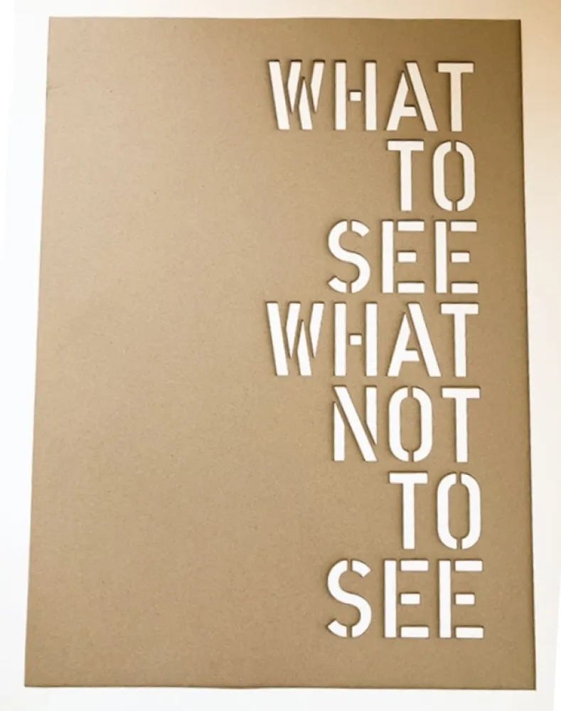 Intaglio Nannucci - What to see what not to see