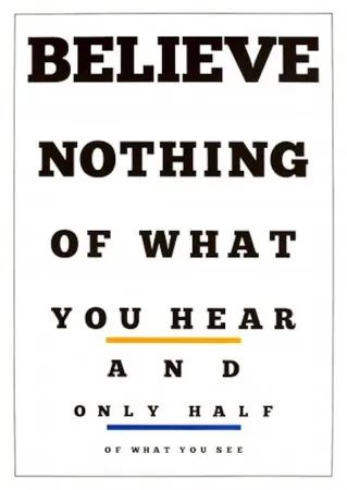 Литография Navarro - Carta Visual (Believe)