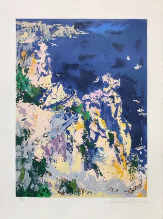 Гравюра На Дереве Neiman - BIKES AND BOATS