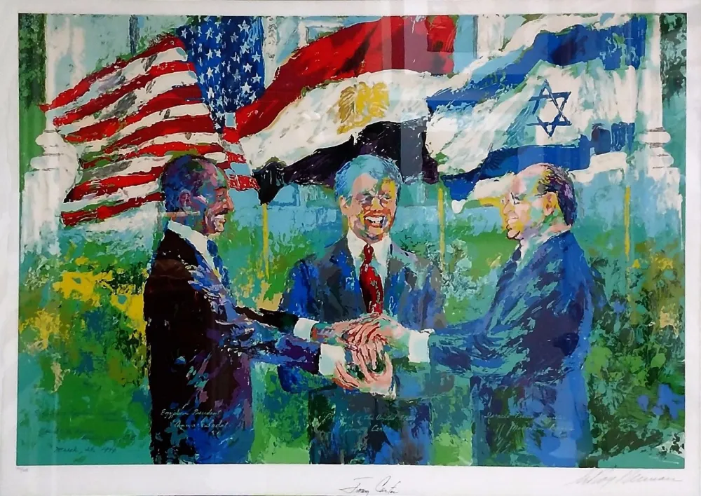 Сериграфия Neiman - WHITE HOUSE SIGNING OF EGYPTIAN ISRAELI PEACE TREATY