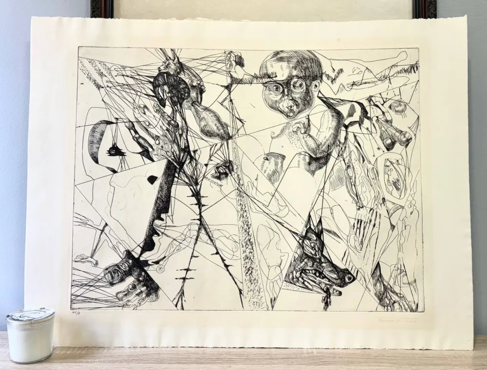 Гравюра Neizvestny - To Ivan Petrovich Pavlov, Dedicated (Hommage aux Prix Nobel)