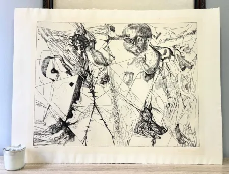 Гравюра Neizvestny - To Ivan Petrovich Pavlov, Dedicated (Hommage aux Prix Nobel)