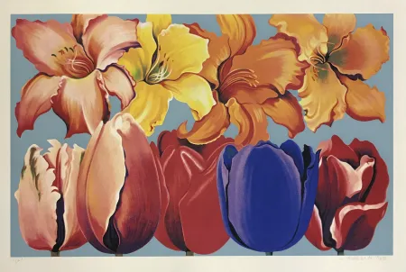 Сериграфия Nesbitt - ISLAND OF FLOWERS