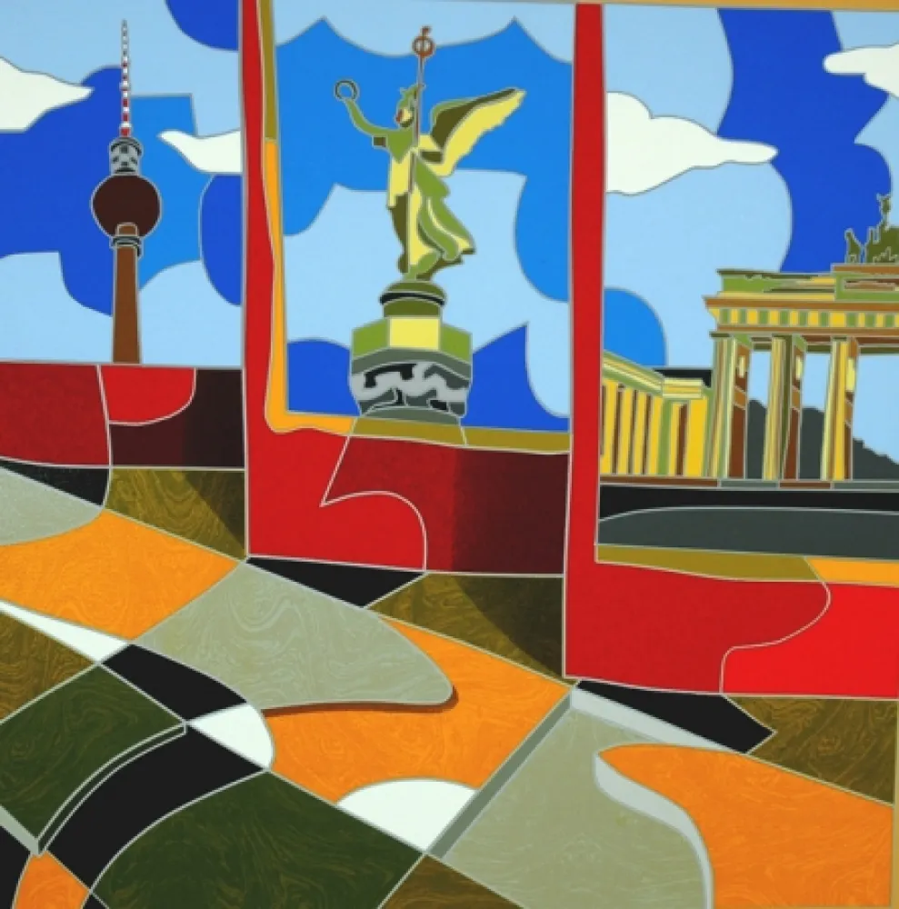 Сериграфия Nespolo - Berlino