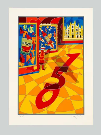 Сериграфия Nespolo - Campari