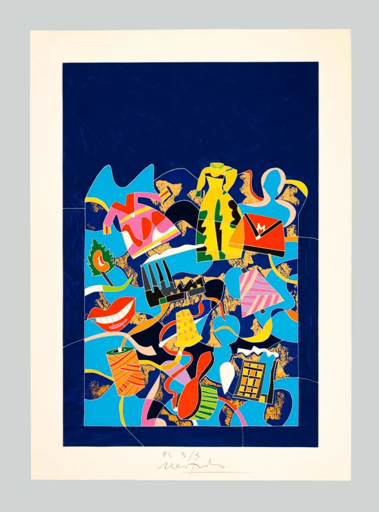 Сериграфия Nespolo - Composizione